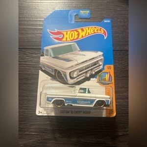 Hot Wheels Surf’s UP 1/5 Custom ‘62 Chevy Pickup White/Blue  348/365